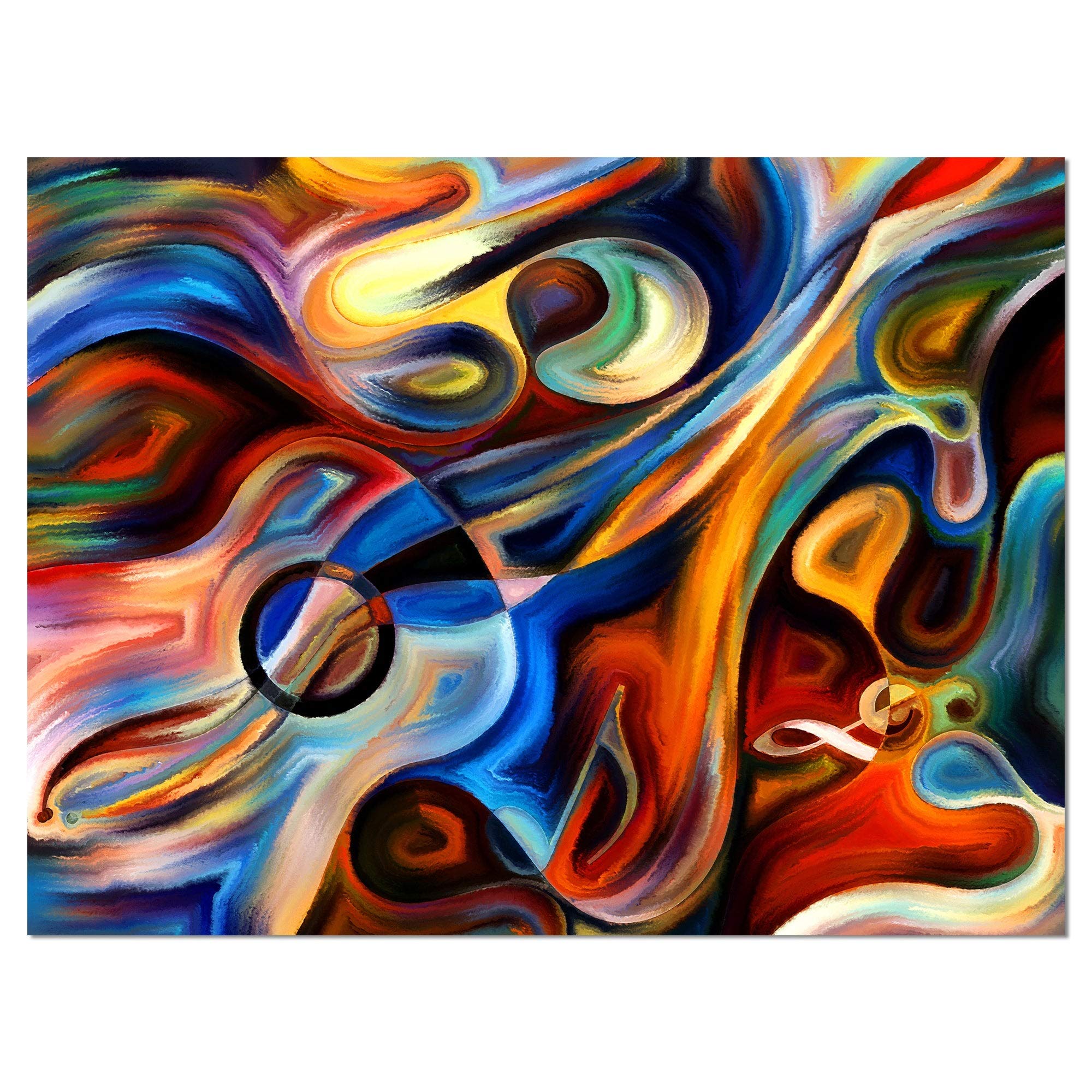 Amazon.com: Abstract Music & Rhythm – Oversized Gallery Wrapped